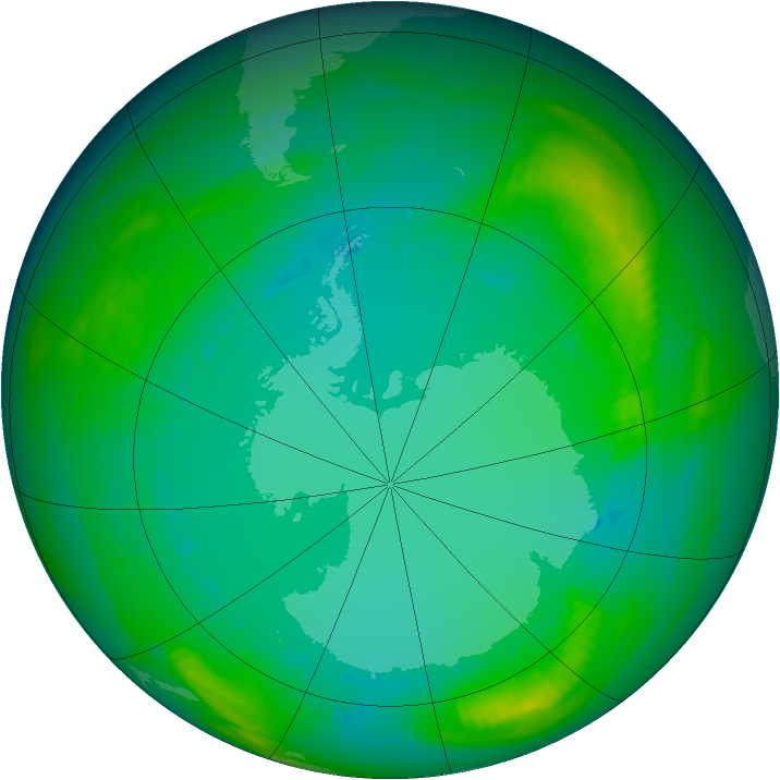 Ozone Map 1981-07-29